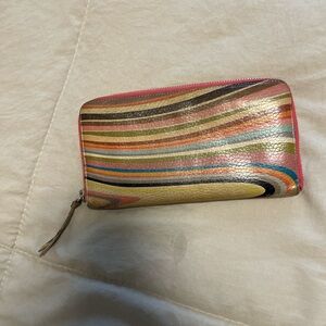 Paul Smith Multicolor Striped Wallet